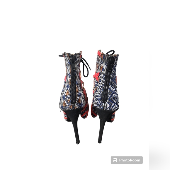 Qupid Multicolor Stilettos Size 6 - Picture 3 of 4